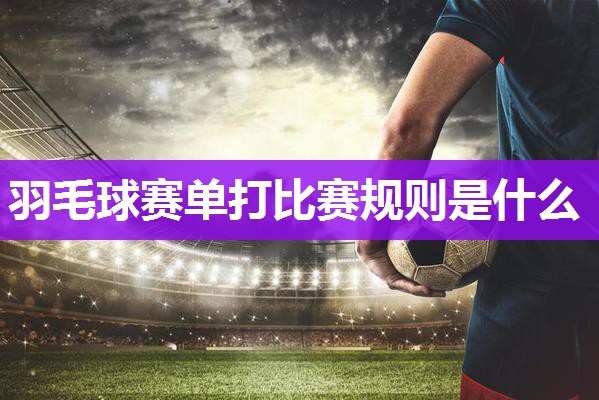 羽毛球赛单打比赛规则是什么